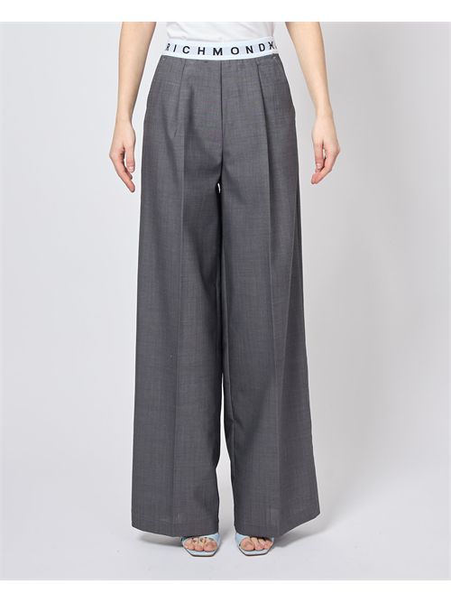 Pantalon femme Richmond X avec logo élastique RICHMOND X | UWP25187PAGREY